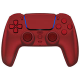 eXtremeRate Luna Redesigned Full Set Shells & Buttons for PS5 Controller BDM-030/040/050/060 - Scarlet Red - KQXPFP002G4