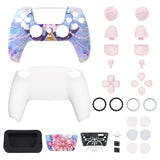eXtremeRate Luna Redesigned Full Set Shells & Buttons for PS5 Controller BDM-030/040/050 - KQXPFR001 - Cryo Impact