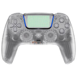 eXtremeRate Luna Redesigned Full Set Shells & Buttons for PS5 Controller BDM-030/040/050 - Glow in Dark - Green - KQXPFM005