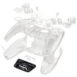 eXtremeRate Luna Redesigned Full Set Shells & Buttons for PS5 Controller BDM-030/040/050 - Glow in Dark - Green - KQXPFM005