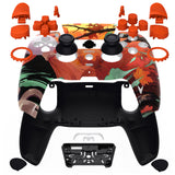 eXtremeRate Luna Redesigned Full Set Shells & Buttons for PS5 Controller BDM-030/040/050 - KQXPFR002 - Maple Impact