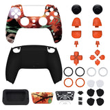 eXtremeRate Luna Redesigned Full Set Shells & Buttons for PS5 Controller BDM-030/040/050 - KQXPFR002 - Maple Impact