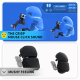 eXtremeRate Micro Switch - Light Version Tactile Clicky Hair Trigger Kit V2 for PS5 Controller BDM-010/020 Shoulder Buttons, Ergonomic Micro Switches L2R2 Tactile L1R1 Mouse Click for PS5 Controller - PFMD008M2