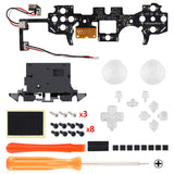 eXtremeRate Multi-Colors Luminated Buttons DTF V4 LED Kit for PS5 Controller BDM-030/040/050/060 - Clear - PFLED01G4