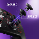 eXtremeRate Octagonal Gated Sticks Design Faceplate Shell with ThumbsGear Thumbsticks for Nintendo Switch 2 Pro Controller - Clown HAHAHA - BDEPTR010
