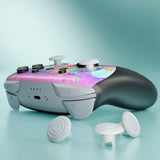 eXtremeRate Octagonal Gated Sticks Design Faceplate Shell with ThumbsGear Thumbsticks for Nintendo Switch 2 Pro Controller - Donut Odyssey - BDEPTR007