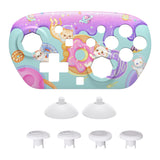 eXtremeRate Octagonal Gated Sticks Design Faceplate Shell with ThumbsGear Thumbsticks for Nintendo Switch 2 Pro Controller - Donut Odyssey - BDEPTR007