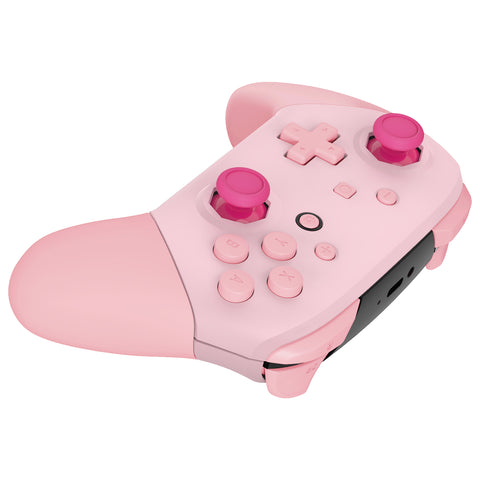 eXtremeRate Cherry Blossoms Pink & Puffy Pink Faceplate Backplate Hand ...