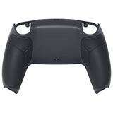 eXtremeRate Performance Custom Back Housing Bottom Shell for PS5 Controller BDM-010/020/030/040/050/060 - Rubberized Classic Gray & Dark Gray - DPFU6004G2
