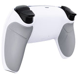 eXtremeRate Performance Custom Back Housing Bottom Shell for PS5 Controller BDM-010/020/030/040/050/060 - Rubberized White - DPFU6002G2