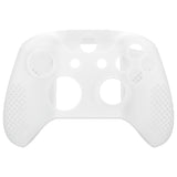 eXtremeRate PlayVital Soft Silicone Controller Cover Thumb Stick  Caps for Xbox One S for Xbox One X - Glow in Dark - Green - XBOWP0058GC