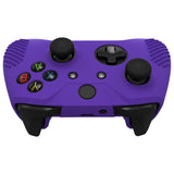 eXtremeRate PlayVital Soft Silicone Controller Cover Thumb Stick  Caps for Xbox One S for Xbox One X - Purple - XBOWP0056GC