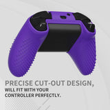 eXtremeRate PlayVital Soft Silicone Controller Cover Thumb Stick  Caps for Xbox One S for Xbox One X - Purple - XBOWP0056GC