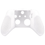 eXtremeRate PlayVital Soft Silicone Controller Cover Thumb Stick  Caps for Xbox One S for Xbox One X - White - XBOWP0057GC