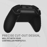 eXtremeRate PlayVital Soft Silicone Controller Cover Thumb Stick  Caps for Xbox One S for Xbox One X Black-XBOWP0001GC