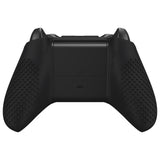 eXtremeRate PlayVital Soft Silicone Controller Cover Thumb Stick  Caps for Xbox One S for Xbox One X Black-XBOWP0001GC