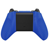 eXtremeRate PlayVital Soft Dark Blue Silicone Controller Cover Grips Caps for Xbox One S for Xbox One X-XBOWP0040GC