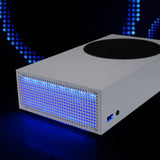 eXtremeRate RGB LED Light Strip Kit for Xbox Series S Console with IR Remote - 7 Colors 39 Effects - X3LED09M2