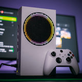 eXtremeRate RGB LED Light Strip Kit for Xbox Series S Console with IR Remote - 7 Colors 39 Effects - X3LED09M2