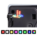 eXtremeRate 7 Colors 40 Effects RGB RAINBOW Logo LED Kit for PS5 Slim/Pro Console, Illuminated Decoration Logo LED for PS5 Slim/Pro Disc & Digital Console - PFLED18