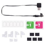 eXtremeRate 7 Colors 40 Effects RGB RAINBOW Logo LED Kit for PS5 Slim/Pro Console, Illuminated Decoration Logo LED for PS5 Slim/Pro Disc & Digital Console - PFLED18
