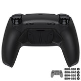 eXtremeRate RISE4 Plus MAX Back Paddles Kit with Clicky Trigger Stops & Rubberized Grip for PS5 Controller BDM-030/040/050/060 - Black - HKCPFM001M3
