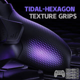 eXtremeRate RISE4 Plus MAX Back Paddles Kit with Clicky Trigger Stops & Rubberized Grip for PS5 Controller BDM-030/040/050/060 - Black - HKCPFM001M3