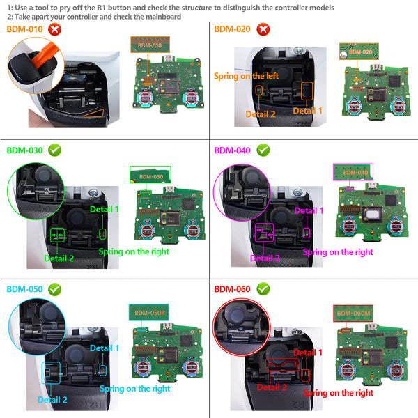 eXtremeRate RISE4 Plus MAX Back Paddles Kit with Clicky Trigger Stops ...