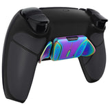 eXtremeRate Rainbow Aura Blue & Purple Real Metal Buttons (RMB) Version RISE4 Remap Kit for PS5 Controller BDM-010/020 - Rubberized Black - YPFJ7011