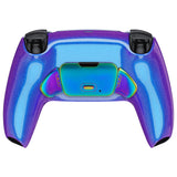 eXtremeRate Rainbow Aura Blue & Purple Real Metal Buttons (RMB) Version RISE Remap Kit for PS5 Controller BDM-030/040/050 - Chameleon Purple Blue - XPFJ7014G3
