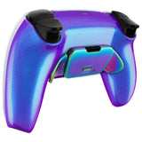 eXtremeRate Rainbow Aura Blue & Purple Real Metal Buttons (RMB) Version RISE Remap Kit for PS5 Controller BDM-030/040/050 - Chameleon Purple Blue - XPFJ7014G3