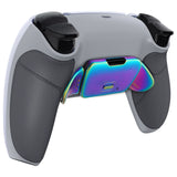 eXtremeRate Rainbow Aura Blue & Purple Real Metal Buttons (RMB) Version RISE Remap Kit for PS5 Controller BDM-030/040/050 - Rubberized New Hope Gray & Classic Gray - XPFJ7013G3