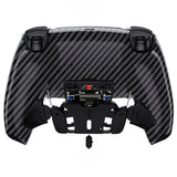 eXtremeRate Remappable RISE4 V3 Remap Kit for PS5 Controller BDM-030/040/050 - Graphite Carbon Fiber - YPFS2002G4