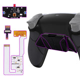 eXtremeRate Remappable RISE4 V3 Remap Kit for PS5 Controller BDM-030/040/050/060 - Rubberized Black - YPFU6001G5