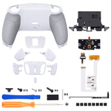 eXtremeRate Remappable RISE4 V3 Remap Kit for PS5 Controller BDM-030/040/050/060 - Rubberized White - YPFU6002G5