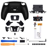 eXtremeRate Remappable RISE4 V3 Remap Kit for PS5 Controller BDM-030/040/050/060 - Textured Black - YPFP3002G5
