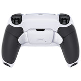 eXtremeRate Remappable RISE V4 Remap Kit for PS5 Controller BDM-030/040/050/060 - Rubberized White Black- White - XPFU6011G5