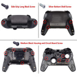 eXtremeRate Green Repair ABXY D-pad ZR ZL L R Keys for NS Switch Pro Controller, DIY Replacement Full Set Buttons with Tools for NS Switch Pro - Controller NOT Included - KRP317