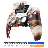 eXtremeRate Assassin Front Housing Shell Compatible with ps5 Controller BDM-010/020/030/040/050, DIY Replacement Shell Custom Touch Pad Cover Compatible with ps5 Controller - ZPFR015G3