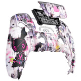 eXtremeRate Lovely Punky Bunny Front Housing Shell Compatible with ps5 Controller BDM-010/020/030/040/050, DIY Replacement Shell Custom Touch Pad Cover Compatible with ps5 Controller - ZPFR016G3
