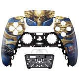 eXtremeRate The Marine Front Housing Shell Compatible with ps5 Controller BDM-010/020/030/040, DIY Replacement Shell Custom Touch Pad Cover Compatible with ps5 Controller - ZPFT1105G3