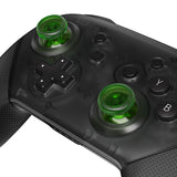 eXtremeRate Clear Green Replacement 3D Joystick Thumbsticks, Analog Thumb Sticks with Phillips Screwdriver for Nintendo Switch Pro Controller - KRM546