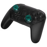 eXtremeRate Emerald Green Replacement 3D Joystick Thumbsticks, Analog Thumb Sticks with Phillips Screwdriver for Nintendo Switch Pro Controller - KRM550