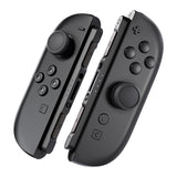eXtremeRate Replacement 3D Joystick & Thumb Grips & Side Rail Shell Buttons for Nintendo Switch 2 JoyCon - Black - YVENTM005