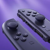 eXtremeRate Replacement 3D Joystick & Thumb Grips & Side Rail Shell Buttons for Nintendo Switch 2 JoyCon - Black - YVENTM005