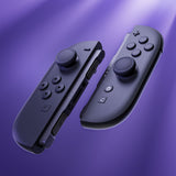 eXtremeRate Replacement 3D Joystick & Thumb Grips & Side Rail Shell Buttons for Nintendo Switch 2 JoyCon - Black - YVENTM005