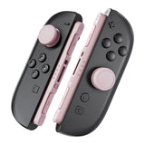 eXtremeRate Replacement 3D Joystick & Thumb Grips & Side Rail Shell Buttons for Nintendo Switch 2 JoyCon - Cherry Blossoms Pink - YVENTM006