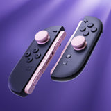 eXtremeRate Replacement 3D Joystick & Thumb Grips & Side Rail Shell Buttons for Nintendo Switch 2 JoyCon - Cherry Blossoms Pink - YVENTM006