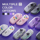 eXtremeRate Replacement 3D Joystick & Thumb Grips & Side Rail Shell Buttons for Nintendo Switch 2 JoyCon - Cherry Blossoms Pink - YVENTM006