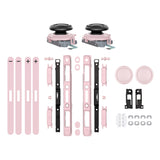 eXtremeRate Replacement 3D Joystick & Thumb Grips & Side Rail Shell Buttons for Nintendo Switch 2 JoyCon - Cherry Blossoms Pink - YVENTM006